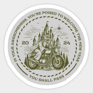 You shall pass! Sticker